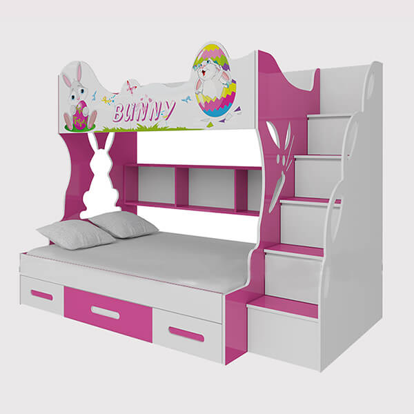 Giường hai tầng hình thỏ Bunny loại 1m4