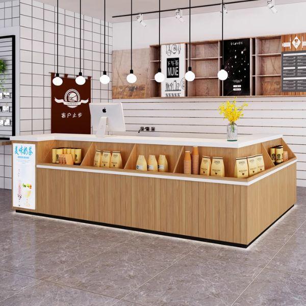 Quầy bar gỗ tối giản