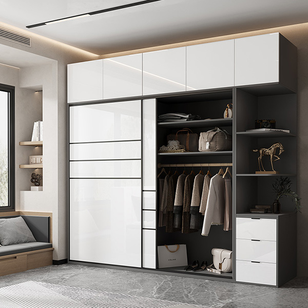 Tủ quần áo hiện đại thiết kế nhã nhặn
