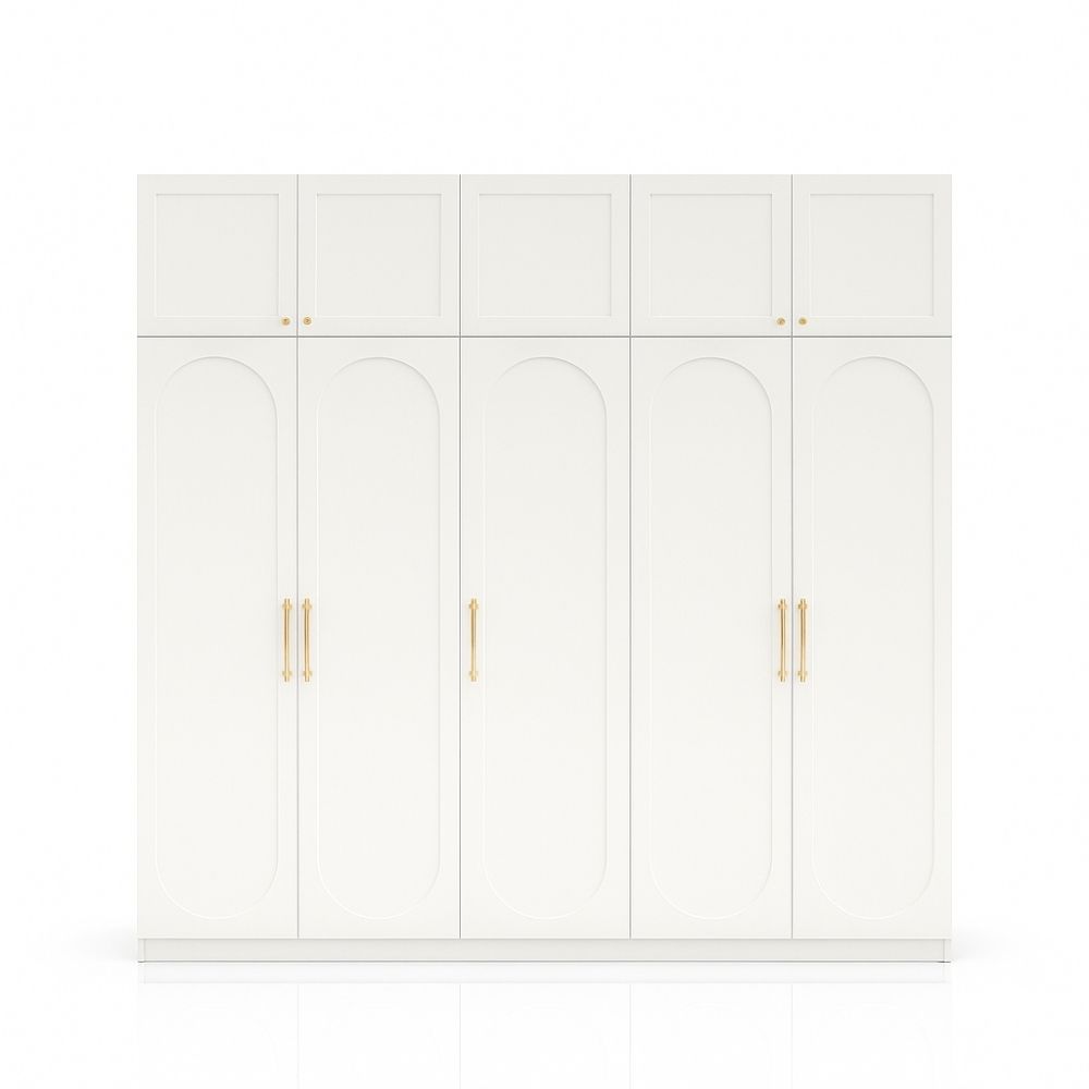 22 Tủ quần áo Elegant Arch Wardrobe thiết kế cánh bo vòm