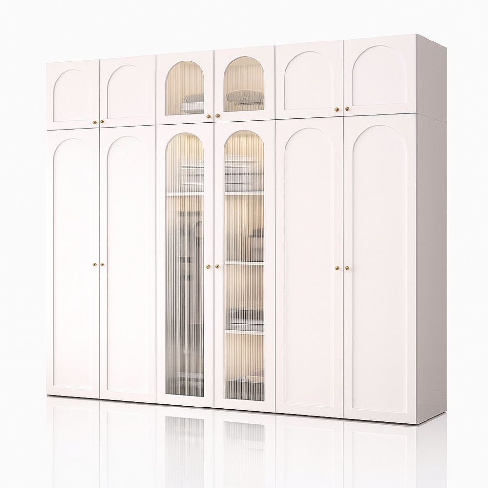 23 Tủ Quần Áo Arch Glass Wardrobe thiết kế kịch trần