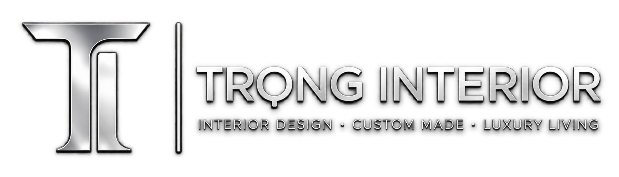 Nền logo Trọng Interior trong suốt